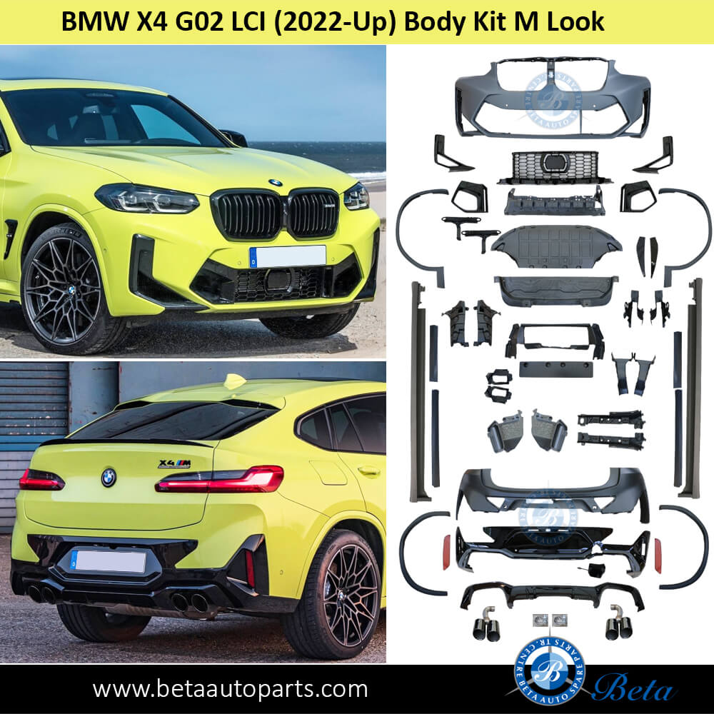 BMW X4 G02 LCI (2022-Up), Body Kit M Look, China BMW X4 G02 LCI (2022-Up), Body Kit M Look, China